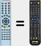 Replacement remote control for GK23J2C8