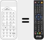 Replacement remote control for DIGICOMPUTEROSD