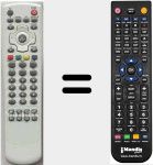 Replacement remote control for R54B02