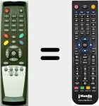 Replacement remote control for RC4000