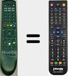 Replacement remote control for RCDHP8100U