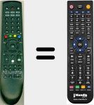 Replacement remote control for RCDHR820XU