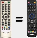 Replacement remote control for RCVSTBAW09