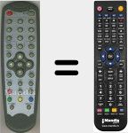 Replacement remote control for CG5660M