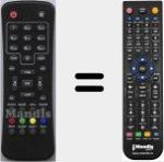 Replacement remote control for D84001507