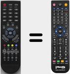 Replacement remote control for RCDSB7