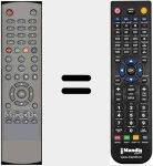 Replacement remote control for E1000PVR