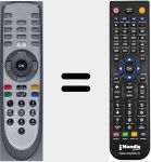 Replacement remote control for ODE850 (21080037)