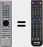 Replacement remote control for HOF09C447GPD6