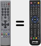 Replacement remote control for 0094011261D