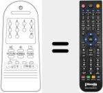 Replacement remote control for IR3500