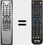 Replacement remote control for RU3730