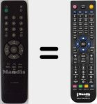 Replacement remote control for 6710V00039A