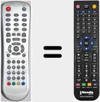 Replacement remote control for RC48TFDVD