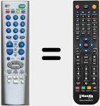 Replacement remote control for RC403