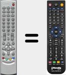 Replacement remote control for TLU01941C