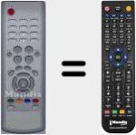 Replacement remote control for MF5900248A