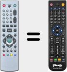 Replacement remote control for RCLW417EVERS1