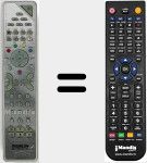Replacement remote control for RCS615THLM1 (21325940)
