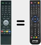 Replacement remote control for RTI95320500T2HDUK