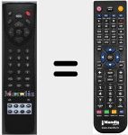 Replacement remote control for SPVR801CI