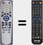 Replacement remote control for RAPIDO3