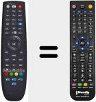 Replacement remote control for URC46200002R00