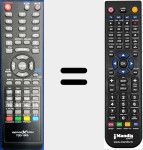 Replacement remote control for TDD1500