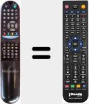 Replacement remote control for CF-29C36X (105-224F)