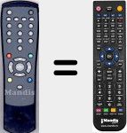 Replacement remote control for 9111034