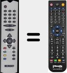 Replacement remote control for ATV 6121