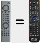 Replacement remote control for RC1546N (20129233)