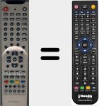 Replacement remote control for CR-TL10S