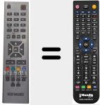 Replacement remote control for RC2445 (20170539)