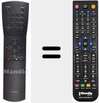Replacement remote control for 6710V00037B