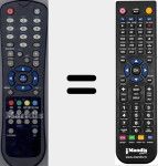 Replacement remote control for Listo002