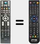 Replacement remote control for MKJ32022837