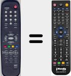 Replacement remote control for MT1167