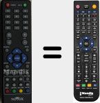 Replacement remote control for Novox001