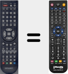 Replacement remote control for Fino