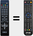 Replacement remote control for RC1082 (20390568)