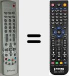 Replacement remote control for P40842