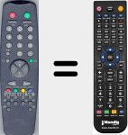 Replacement remote control for 00020058