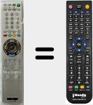 Replacement remote control for RM-GA 004 (147945111)