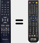 Replacement remote control for AK53