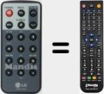 Replacement remote control for AKB35120904