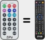 Replacement remote control for Zipy001