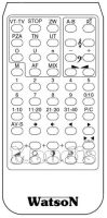 Original remote control WATSON 40 CHANNELS IR