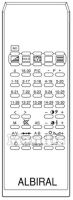 Original remote control ALBIRAL TM 99 C