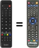 Replacement remote control QVIART UNDRO-4K
